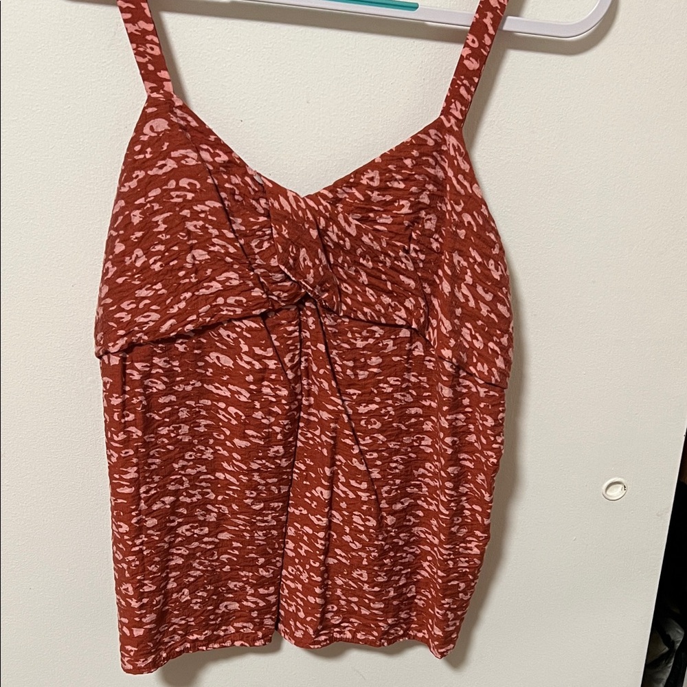 Simply Vera Vera Wang Red and Baby Pink Cami